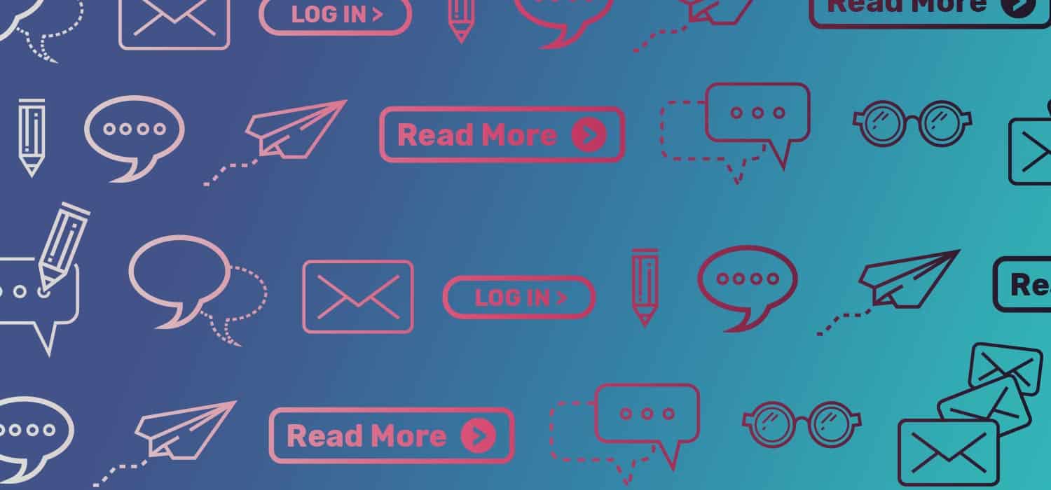 blog banner image of web related icons